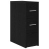 Ensemble de mobilier de salle de bain Montage mural Chêne noir 582873582873
