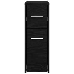Ensemble de mobilier de salle de bain Montage mural Chêne noir 582873582873