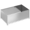 Bordure de Pelouse 100 x 60 x 35 cm Acier Argenté 582874582874