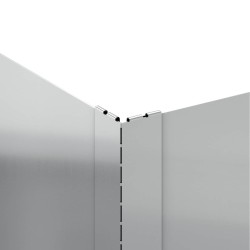 Bordure de Pelouse 100 x 60 x 35 cm Acier Argenté 582874582874