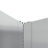 Bordure de Pelouse 100 x 60 x 35 cm Acier Argenté 582874582874
