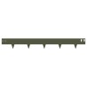 Bordure de Pelouse 30 pcs 100 x 12 cm Acier Vert olive 582875582875