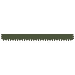Bordure de Pelouse 30 pcs 103 x 10 cm Acier Vert olive 582876582876
