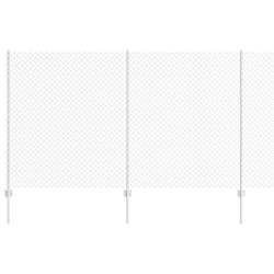 Clôture grillagée avec poteau 10 x 1,4 m Acier galvanisé Maille 582880582880