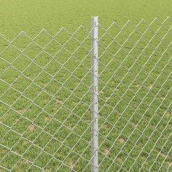 Clôture grillagée avec poteau 10 x 1,4 m Acier galvanisé Maille 582880582880