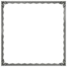 Bordure de Pelouse 60 x 60 x 20 cm Acier Argenté 582881582881