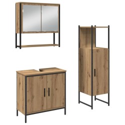 Ensemble de mobilier de salle de bain 3 pc Marron 582882582882