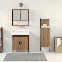 Ensemble de mobilier de salle de bain 3 pc Marron 582882582882