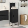 Ensemble de mobilier de salle de bain avec étagère Chêne noir 582883582883