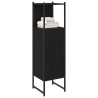 Ensemble de mobilier de salle de bain avec étagère Chêne noir 582883582883