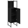 Ensemble de mobilier de salle de bain avec étagère Chêne noir 582883582883