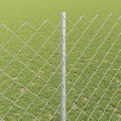 Clôture grillagée avec poteau 10 x 1,4 m Acier galvanisé Maille 582887582887