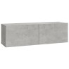Ensemble de meubles TV 4 pcs Gris béton Bois d'ingénierie 582895582895