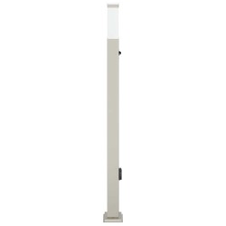 Borne lumineuse avec détecteur et prise 110 cm acier inoxydable IP44 582897582897