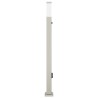 Borne lumineuse avec détecteur et prise 110 cm acier inoxydable IP44 582897582897