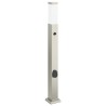 Borne lumineuse avec détecteur et prise 80 cm acier inoxydable IP44 582898582898