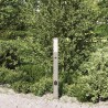 Borne lumineuse avec détecteur et prise 80 cm acier inoxydable IP44 582898582898