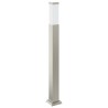 Borne lumineuse avec détecteur et prise 80 cm acier inoxydable IP44 582898582898