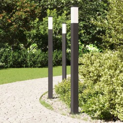 Borne lumineuse lot de 3 110 cm noire IP44 582900582900