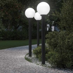 Borne lumineuse lot de 3 120 cm noire IP44 582901582901