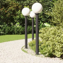 Borne lumineuse lot de 3 120 cm noire IP44 582901582901