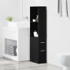 Ensemble de mobilier de salle de bain Montage mural Chêne noir 582902582902