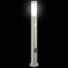 Bornes lumineuses avec détecteur et prise lot de 3 80 cm acier inoxydable IP44 582903582903