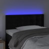 Tête de lit à LED Noir 90x5x78/88 cm Velours 582909582909