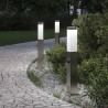 Bornes lumineuses avec détecteur lot de 3 50 cm acier inoxydable IP44 582918582918