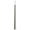 Bornes lumineuses avec détecteur lot de 3 110 cm acier inoxydable IP44 582920582920