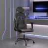Chaise de jeu Noir et gris Similicuir 583000583000