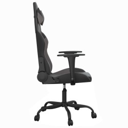 Chaise de jeu Noir et gris Similicuir 583000583000
