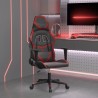Chaise de jeu de massage Noir et rouge bordeaux Similicuir 583001583001