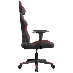 Chaise de jeu de massage Noir et rouge bordeaux Similicuir 583001583001