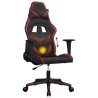 Chaise de jeu de massage Noir et rouge bordeaux Similicuir 583001583001
