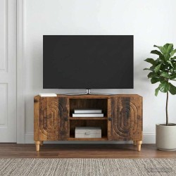 Meuble TV Bois ancien 102 x 34,5 x 50 cm Bois d'ingénierie 583006583006