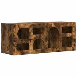 Meuble TV ELST 100 x 35 x 40 cm Chêne fumé Bois d'ingénierie 583007583007