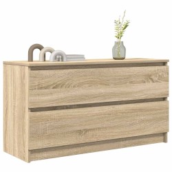 Meuble TV chêne sonoma 100x35x54 cm bois d'ingénierie 583010583010