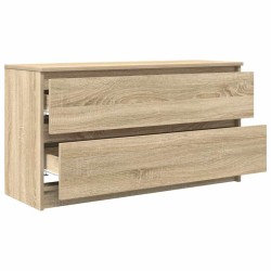 Meuble TV chêne sonoma 100x35x54 cm bois d'ingénierie 583010583010