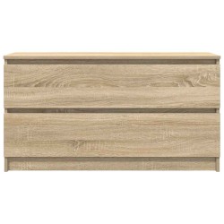 Meuble TV chêne sonoma 100x35x54 cm bois d'ingénierie 583010583010