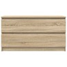 Meuble TV chêne sonoma 100x35x54 cm bois d'ingénierie 583010583010