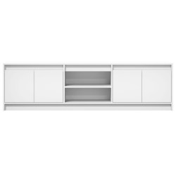 Meuble TV avec LED blanc 180x34x50 cm bois d'ingénierie 583015583015