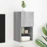 Meuble TV avec lumières LED sonoma gris 30,5x30x60 cm 583016583016