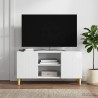 Meuble TV Blanc brillant 102 x 34,5 x 50 cm Bois d'ingénierie 583019583019