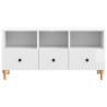 Meuble TV Blanc Brillant 102 x 34,5 x 50 cm Bois d’ingénierie 583020583020