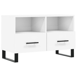 Meuble TV Blanc 80x36x50 cm Bois d'ingénierie 583021583021