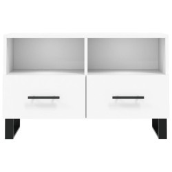 Meuble TV Blanc 80x36x50 cm Bois d'ingénierie 583021583021