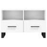 Meuble TV Blanc 80x36x50 cm Bois d'ingénierie 583021583021