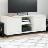 Meuble TV blanc 100,5x39x43,5 cm acier 583024583024