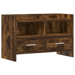 Meuble TV 71,5 x 33 x 47 cm Chêne fumé Bois d'ingénierie 583026583026